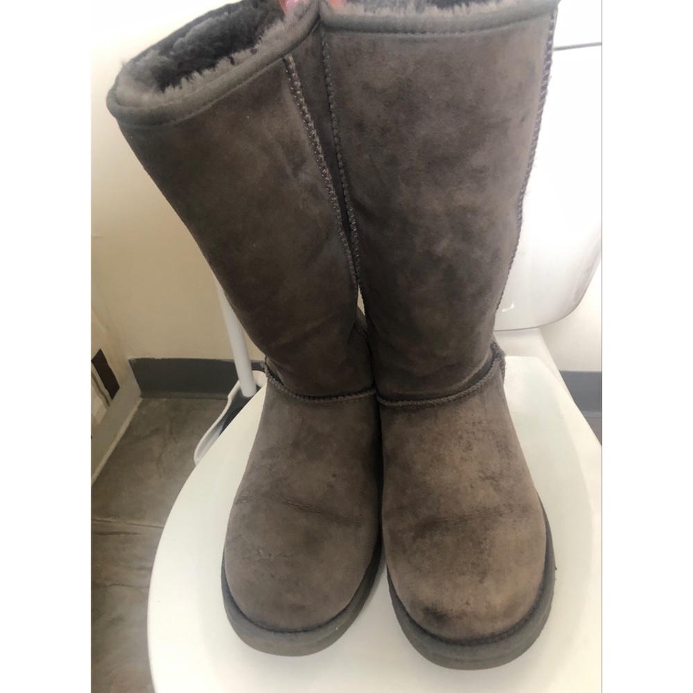 Gray Tall UGGS